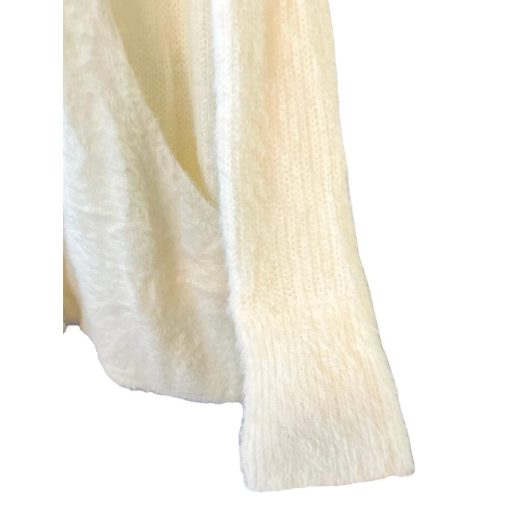 Marled Anthropologie Women's Cream Open Front Super Soft Cardigan Sweater Size S - Picture 7 of 11